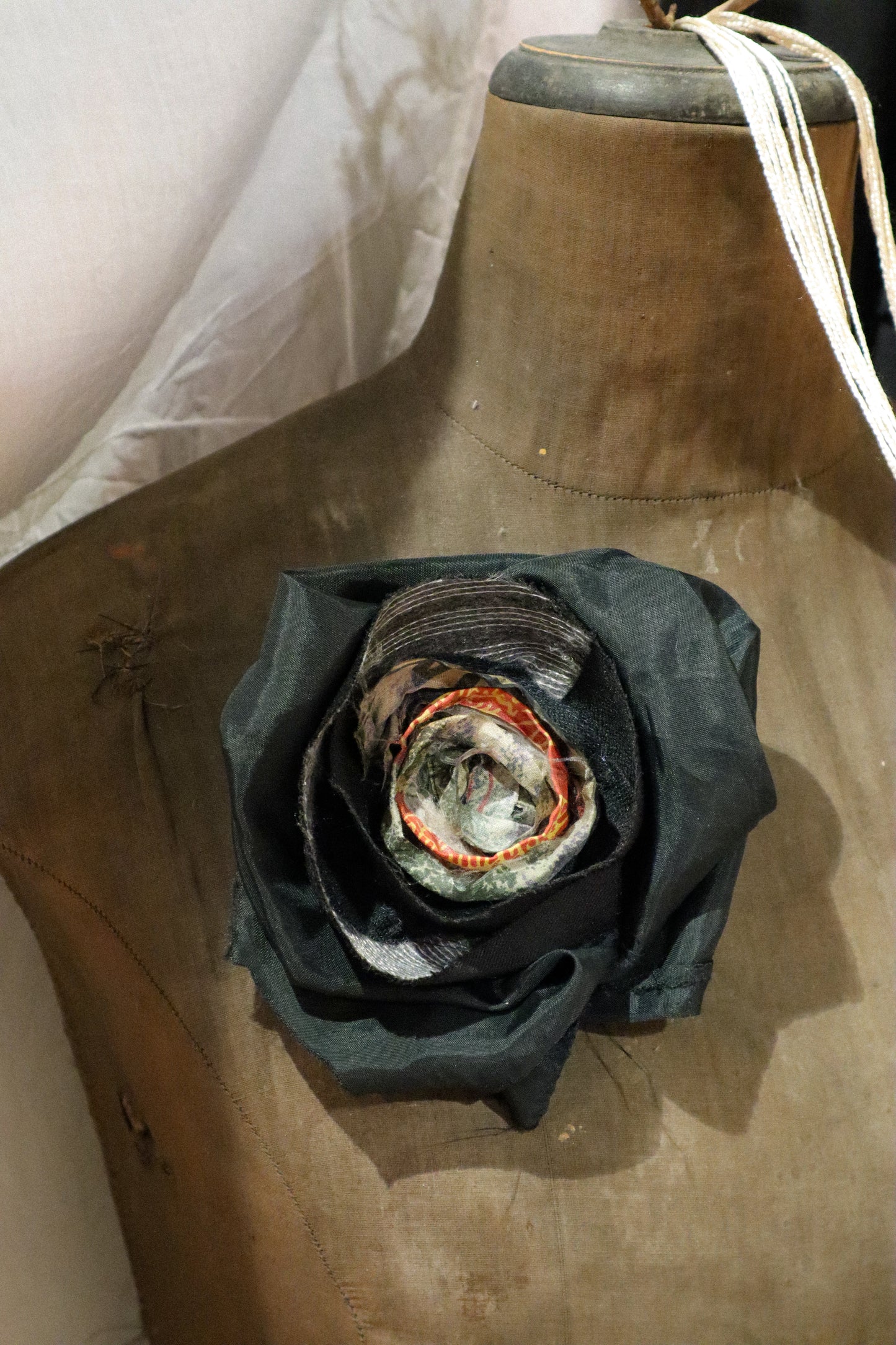 Flower brooches