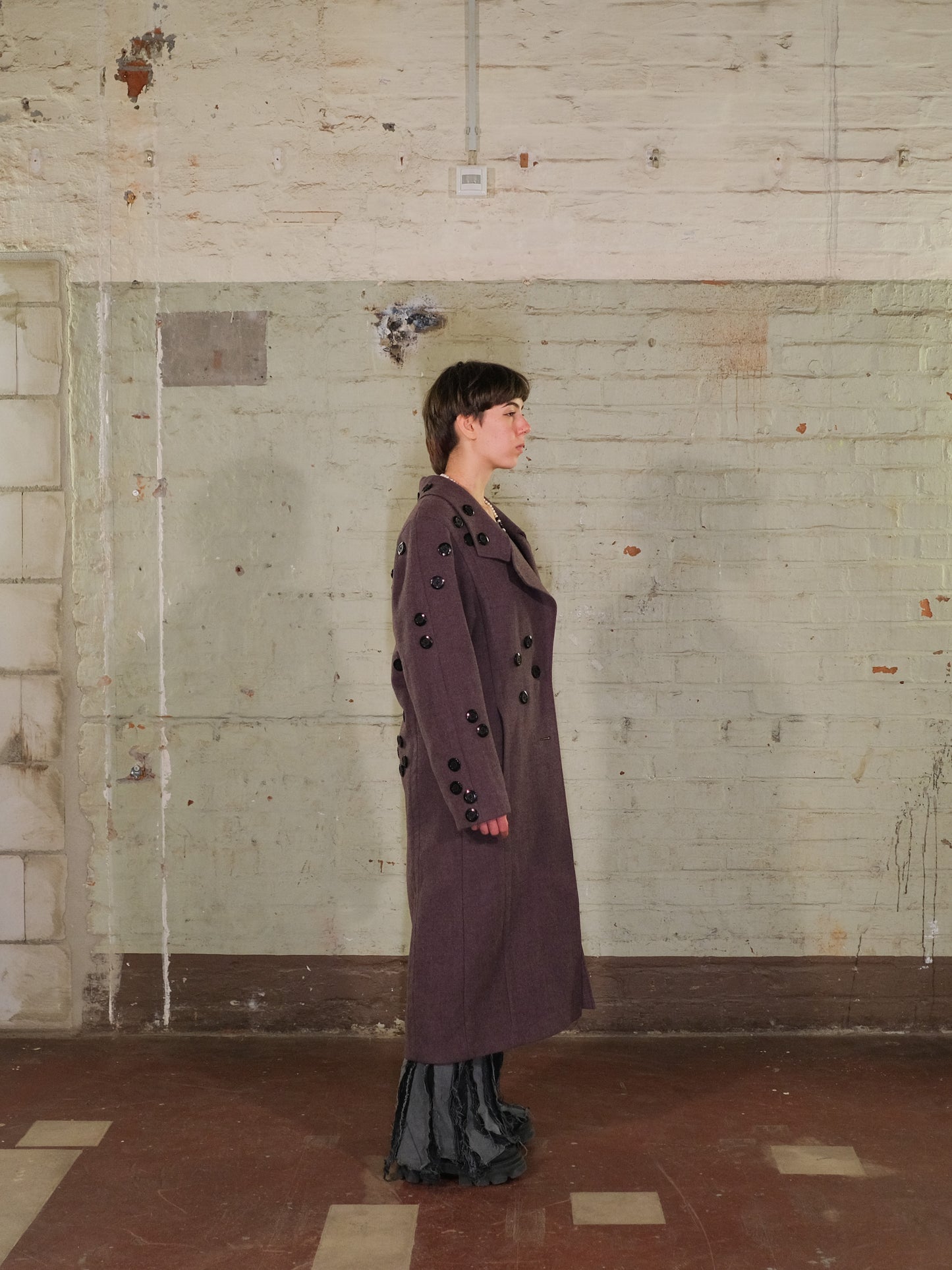 Bottons wool coat