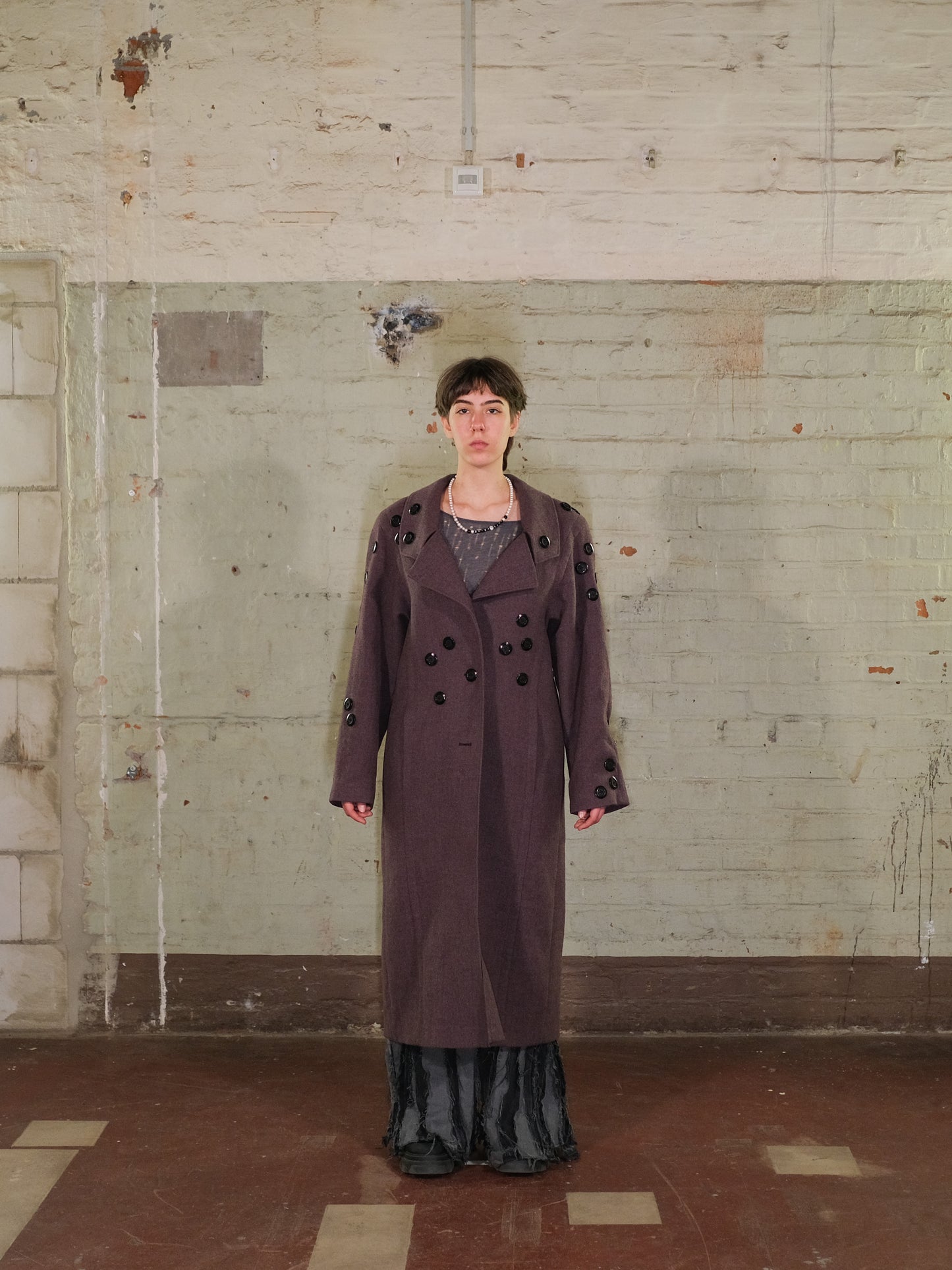 Bottons wool coat