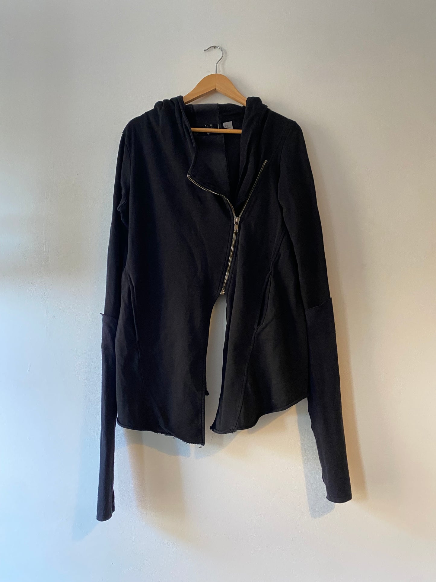 Asymmetrical zip jacket